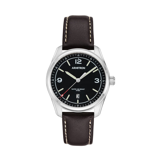 Armitron Men's Date Function 40mm Watch Black/Silver (20-5487BKSVBN)