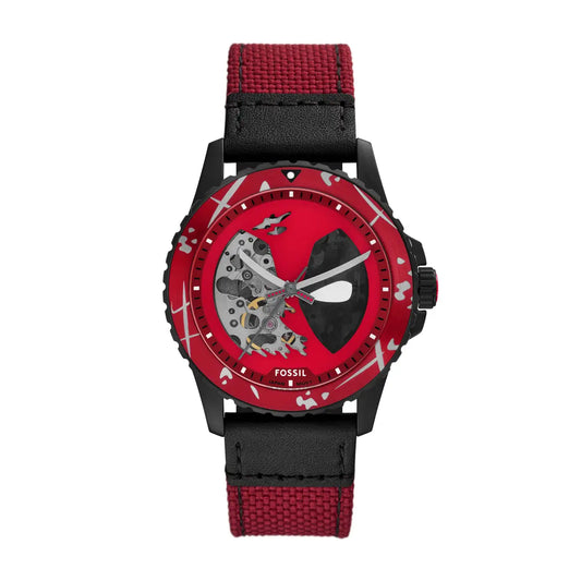 Marvel Fossil Limited Edition Deadpool Automatic Watch