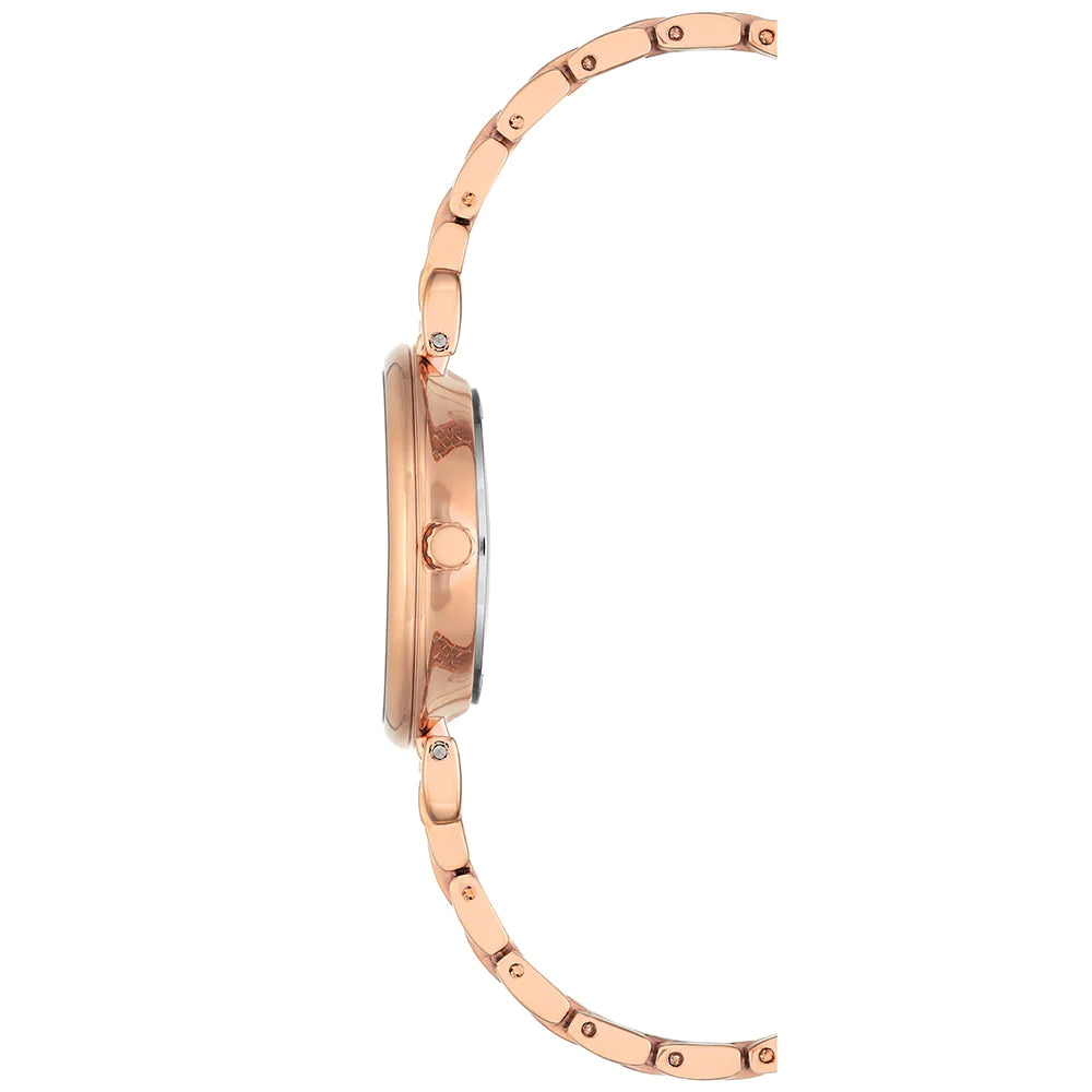 Rose Gold Stainless Steel Women's Watch AK/2158RGRG