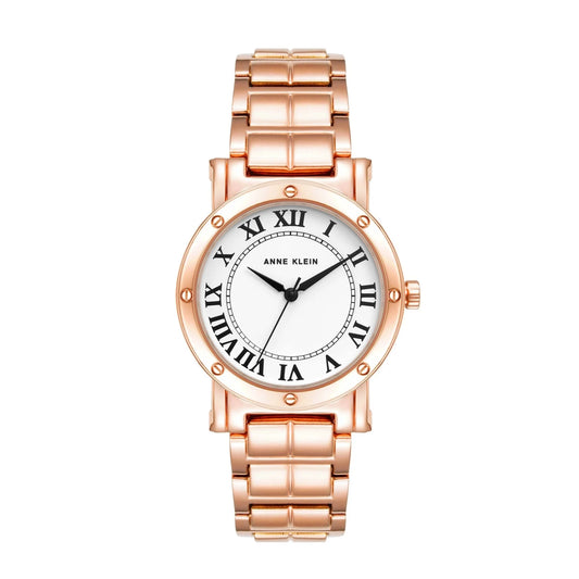 Roman Numeral Dial Bracelet Watch AK/4014WTRG