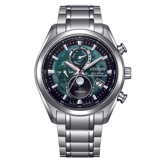 Eco-Drive Moonphase Titanium Watch BY1010-81X