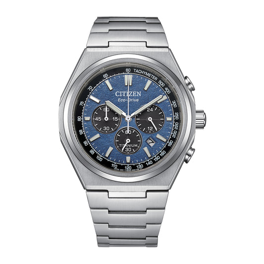 Zenshin Eco-Drive Chronograph Super Titanium Watch CA4610-85L