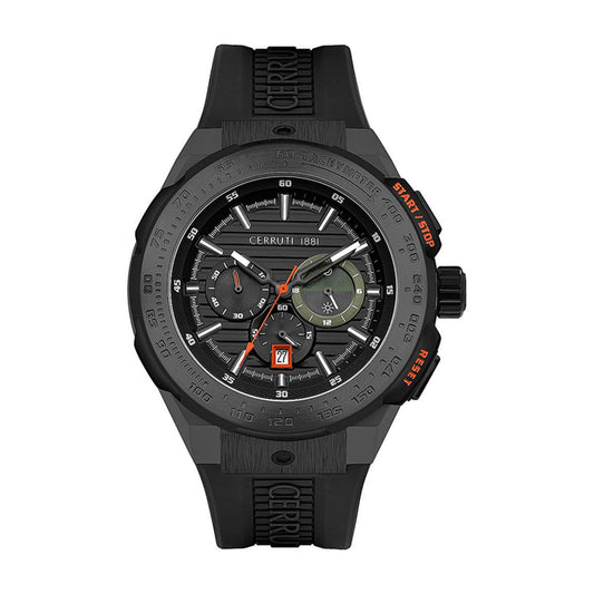 Ruscello Black Rubber Chronograph