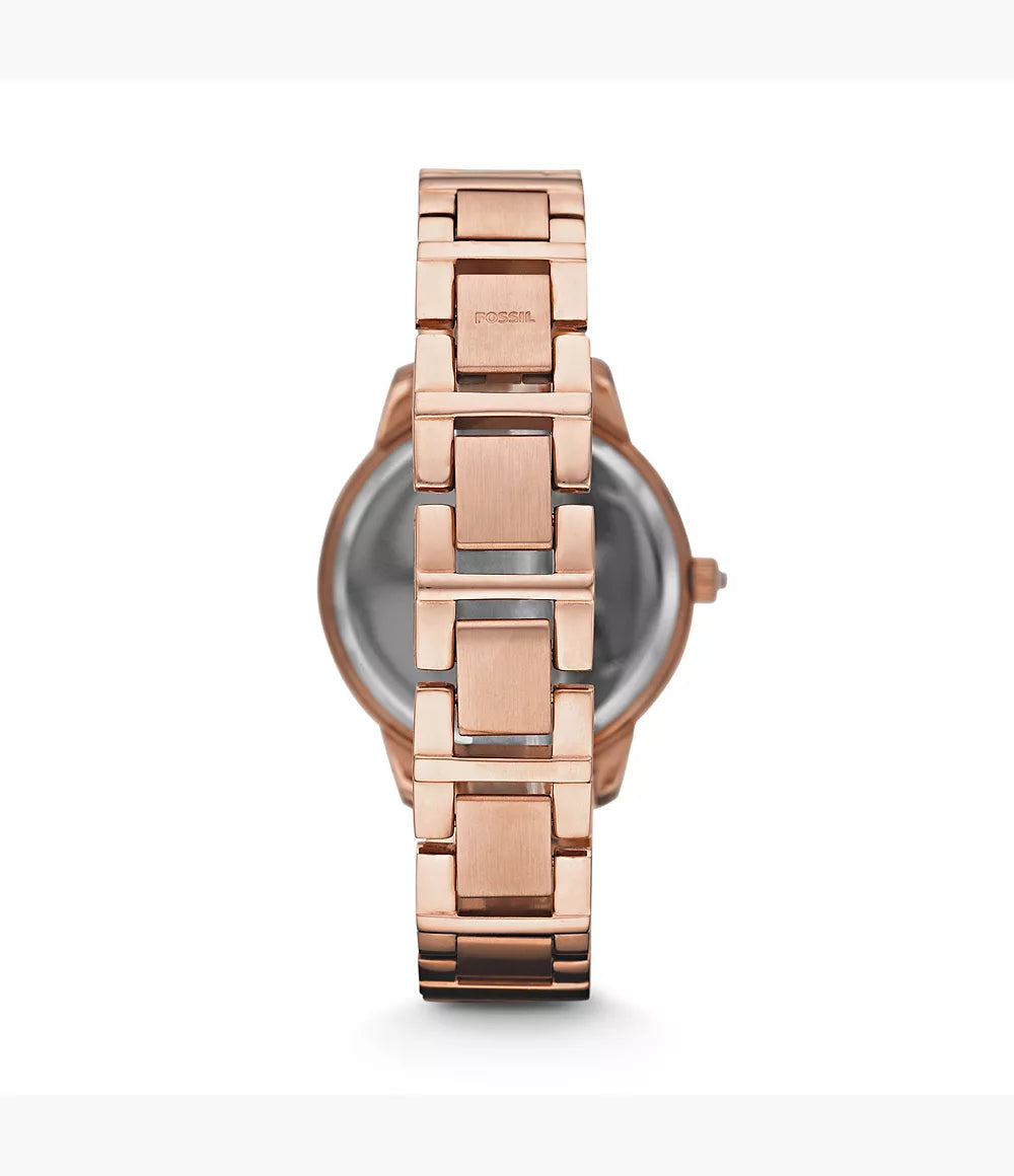 Jesse Rose-Tone Stainless Steel Watch