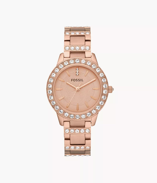 Jesse Rose-Tone Stainless Steel Watch