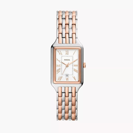 Raquel Three-Hand Date Two-Tone Stainless Steel Watch