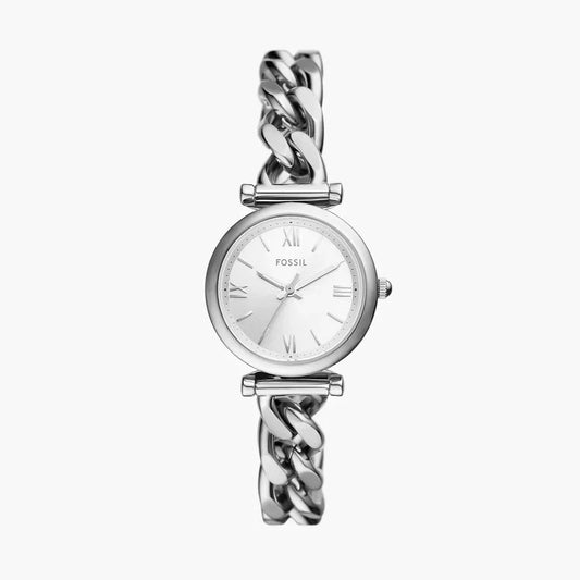 Carlie Three-Hand Stainless Steel Watch