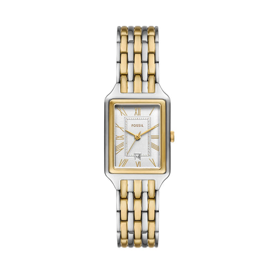 Raquel Three-Hand Date Two-Tone Stainless Steel Watch