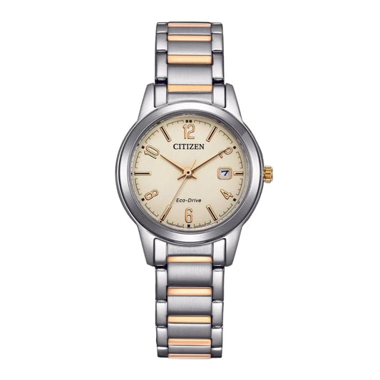 Eco Drive Two-Tone Watch FE1244-72A