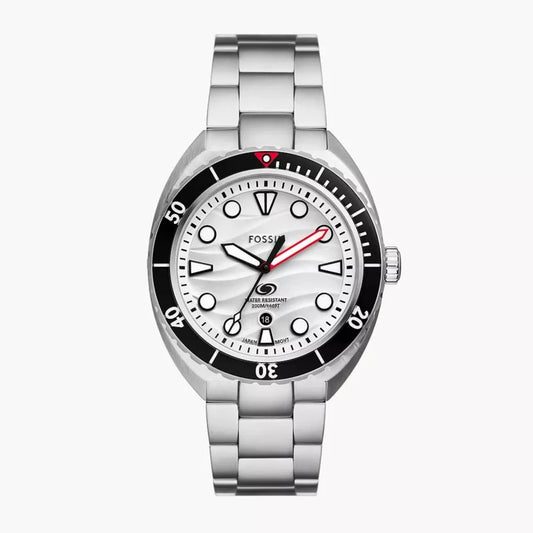 Breaker Three-Hand Date Stainless Steel Watch