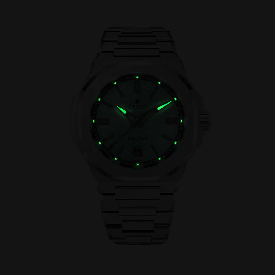 Gentus 40MM Aventurine Steel (Automatic)