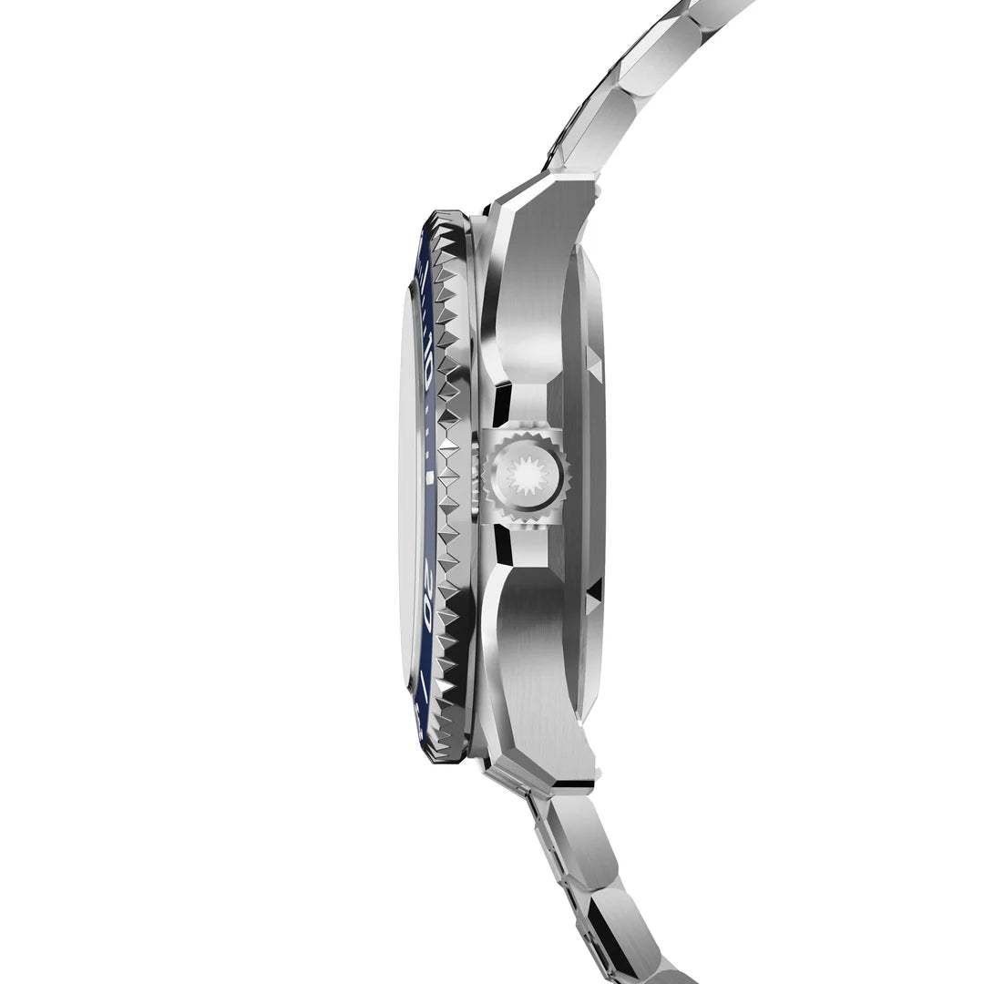 Hexmariner 39 Metallic White CNC Guilloche