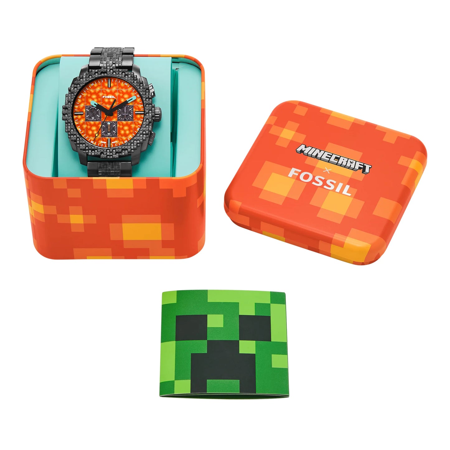 Minecraft x Fossil Limited-Edition The Nether 44mm Chronograph Watch