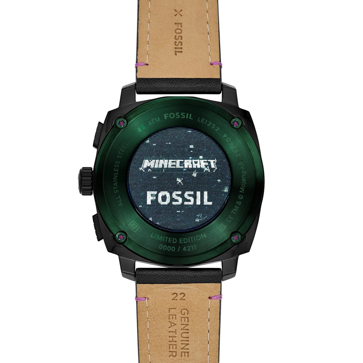 Minecraft x Fossil Limited-Edition The End 44mm Chronograph Watch