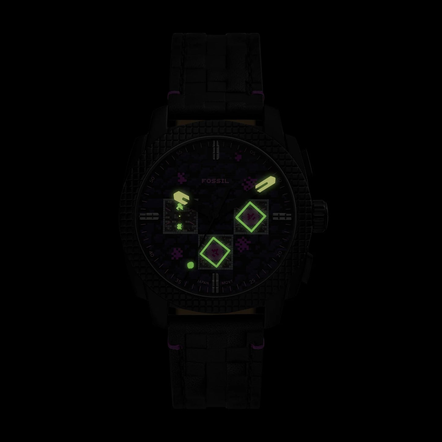 Minecraft x Fossil Limited-Edition The End 44mm Chronograph Watch