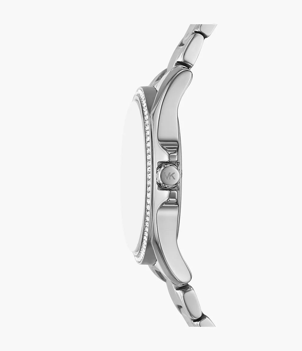 Kacie Three-Hand Stainless Steel Watch