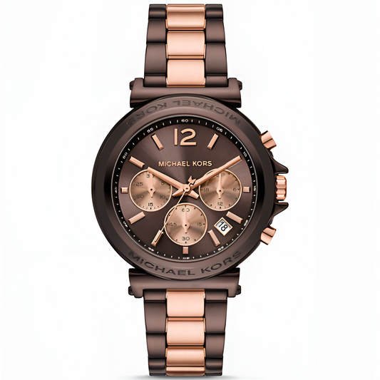 Oversized Maren Two-Tone Watch