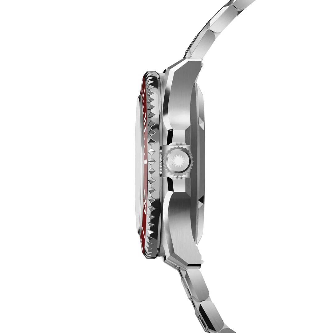 Hexmariner 39 Fume Blood Red Hex Mosaic MOP