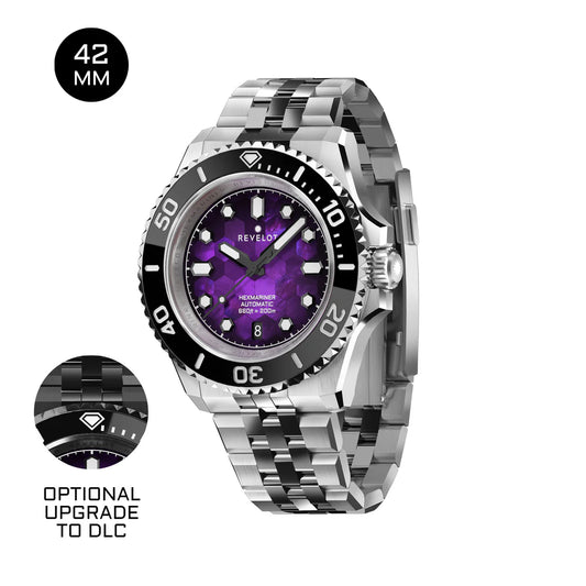 Hexmariner 42 Fume Purple Hex Mosaic MOP