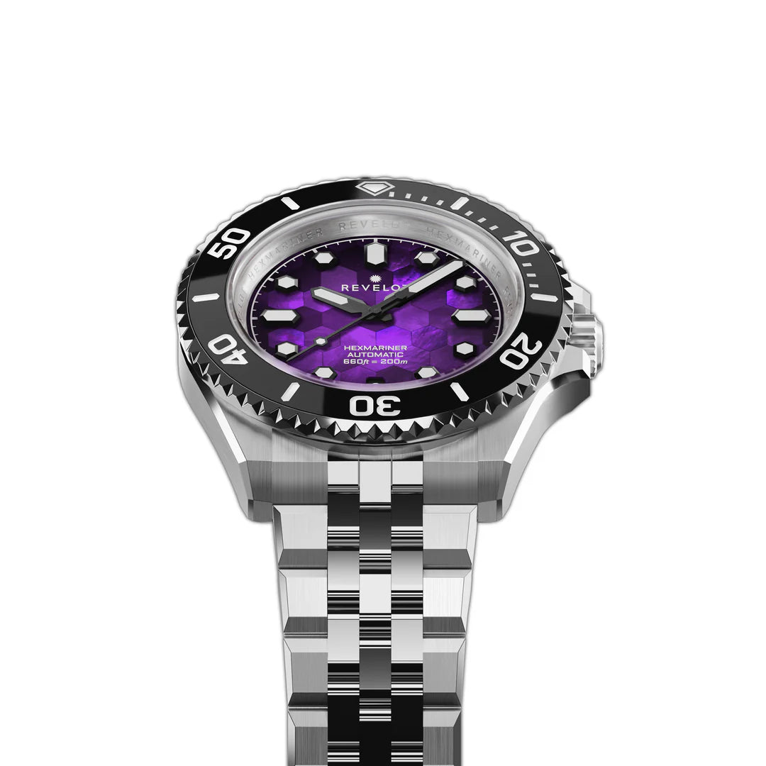 Hexmariner 42 Fume Purple Hex Mosaic MOP