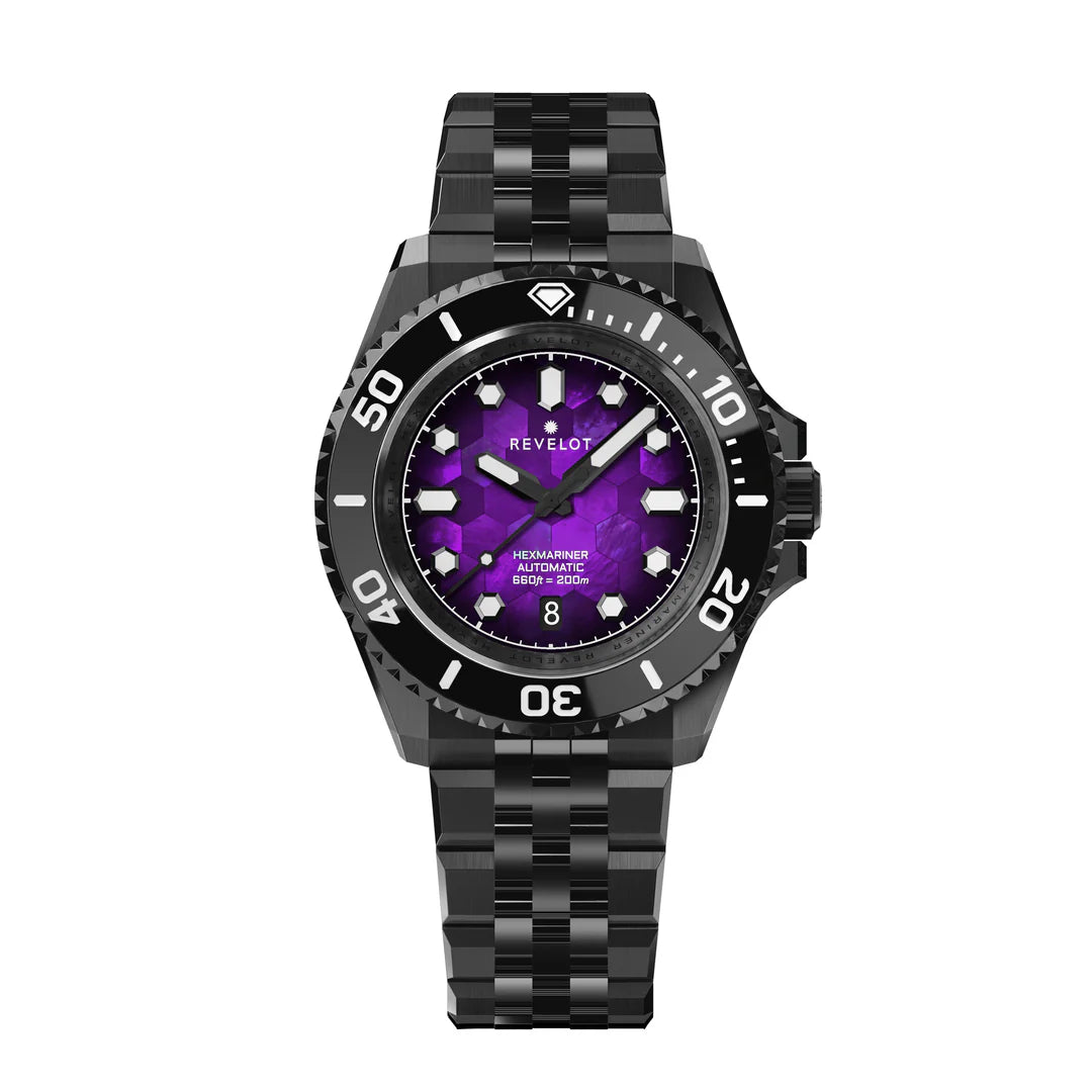 Hexmariner 42 Fume Purple Hex Mosaic MOP