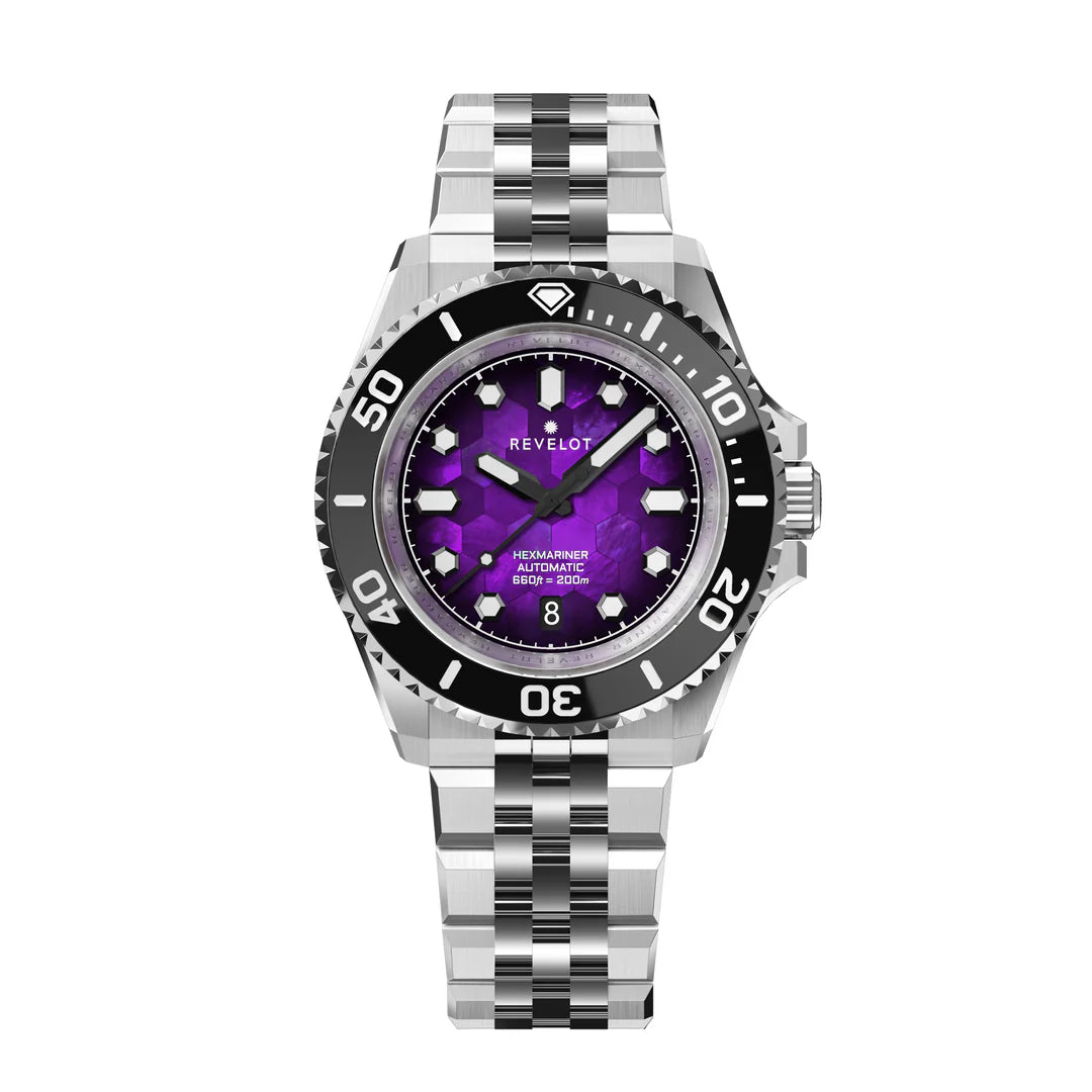 Hexmariner 42 Fume Purple Hex Mosaic MOP
