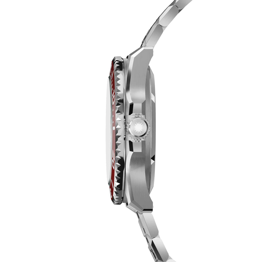 Hexmariner 42 Fume Blood Red Hex Mosaic MOP