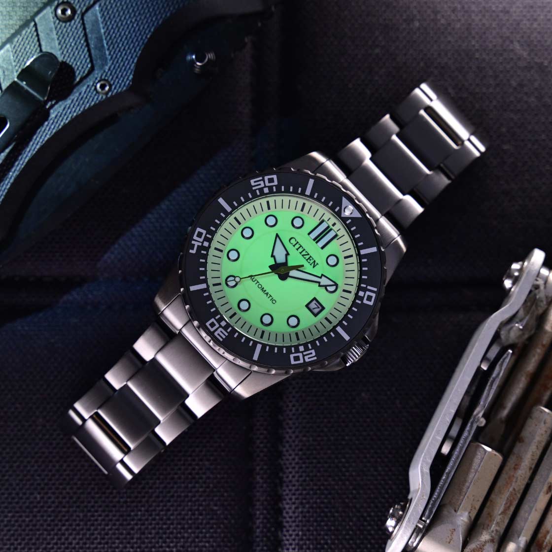 Mechanical Urban Mecha Luminous Watch NJ0177-84X