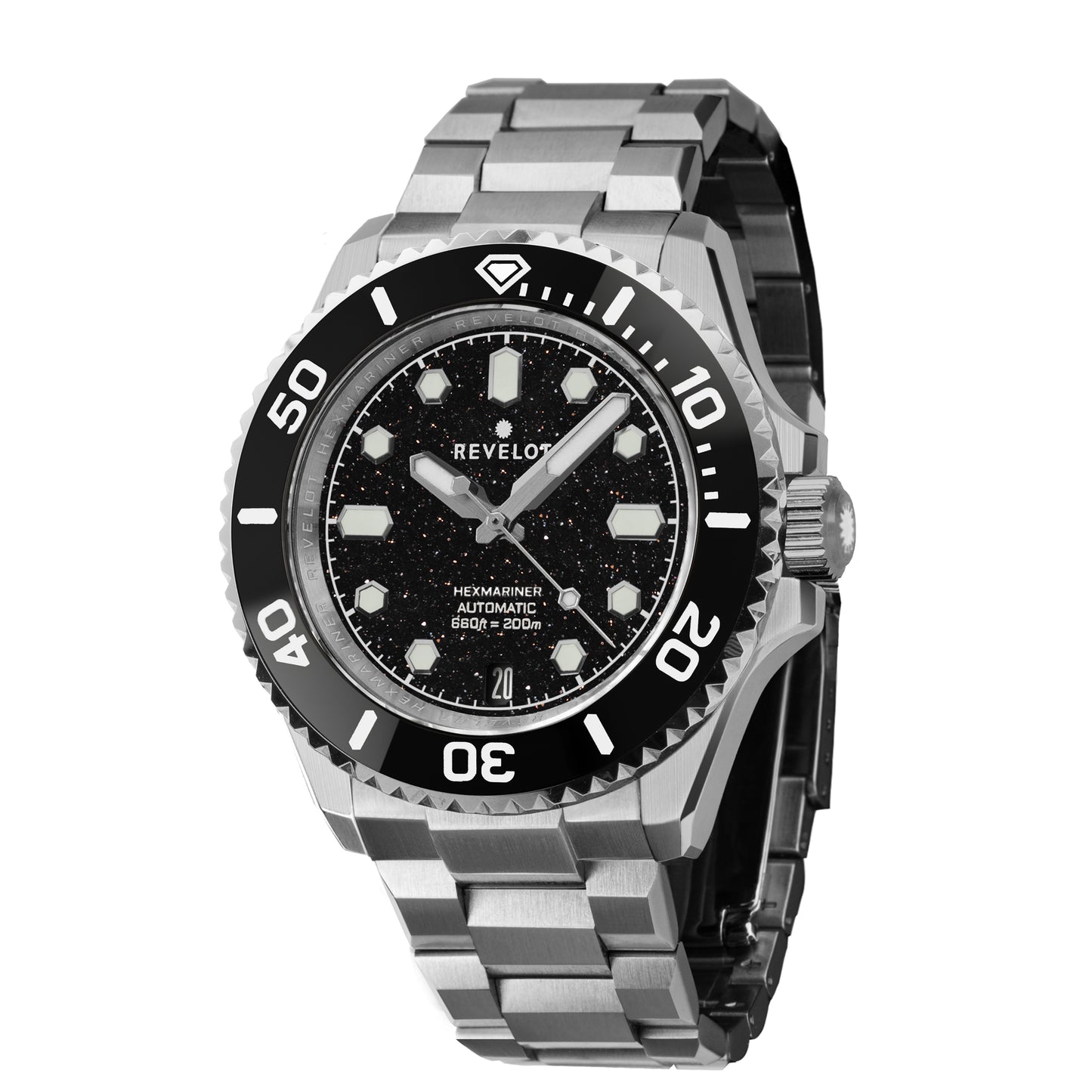 Hexmariner 39 Black Aventurine Steel