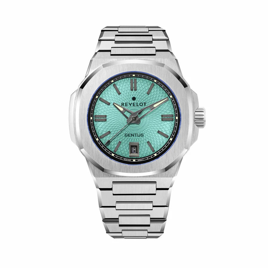 Gentus 40MM Turquoise Steel (Swiss Quartz)