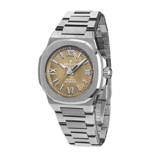 Gentus 40MM Champagne Steel (Automatic)