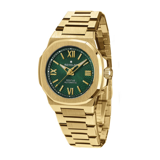 Gentus 40MM Forest Gold Steel (Automatic)