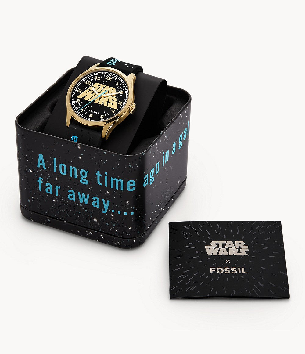 Special Edition Star Wars™ Three-Hand Black Silicone Watch