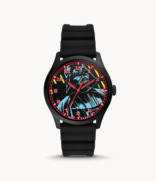 Special Edition Star Wars™ Darth Vader™ Three-Hand Black Silicone Watch