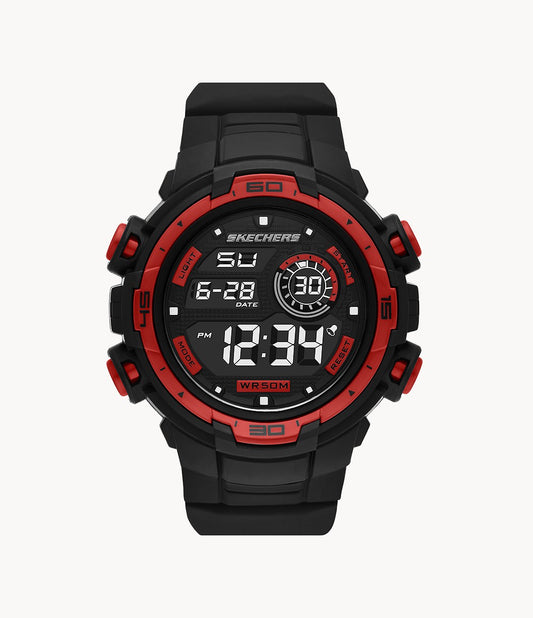 Burbank 51mm Digital Chronograph Watch