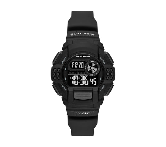 Front Button Black Women's Watch