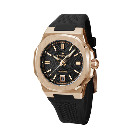 Gentus 40MM Black Rosegold (Swiss Quartz)