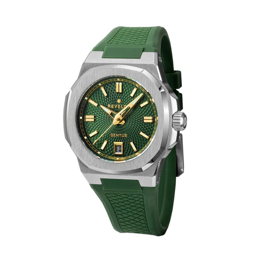 Gentus 40MM Olive Gilt Steel (Swiss Quartz)