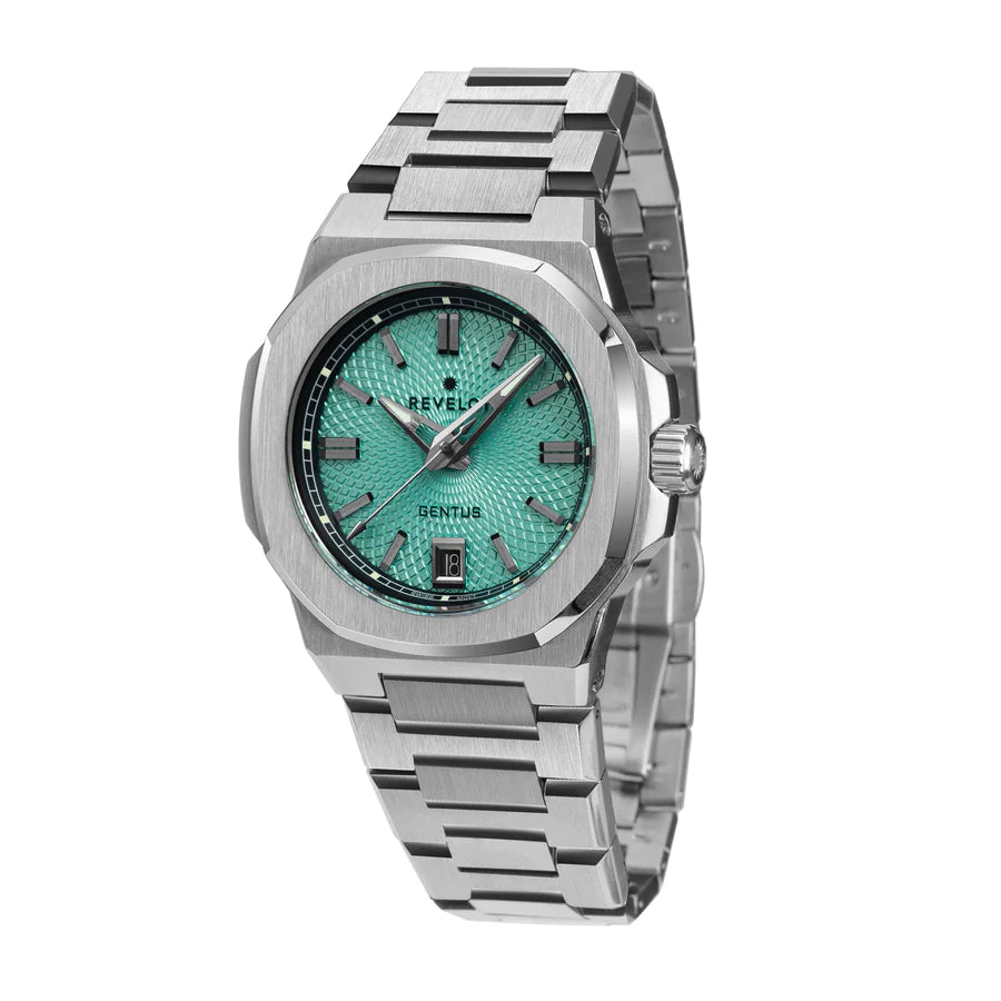 Gentus 40MM Turquoise Steel (Swiss Quartz)