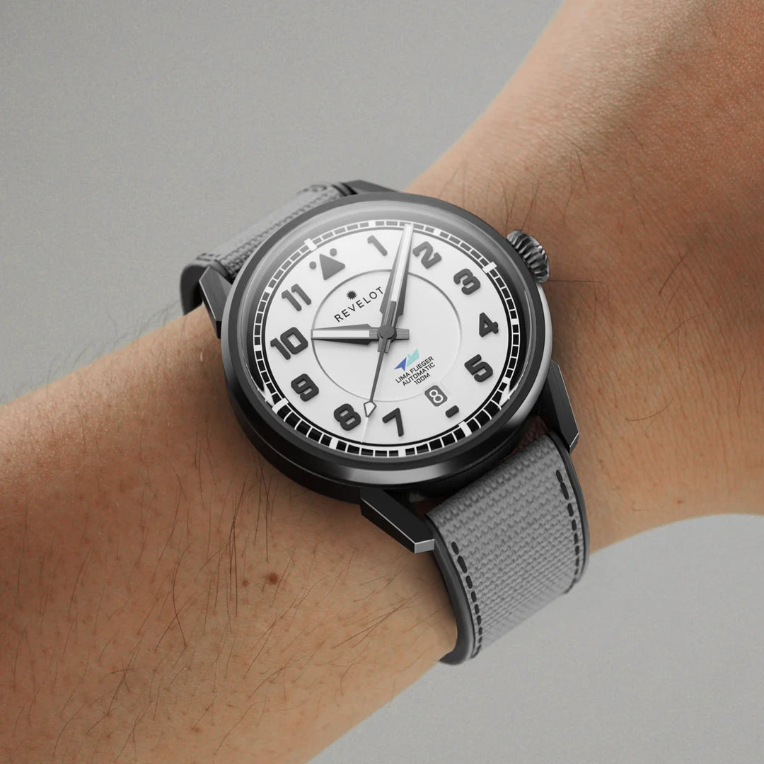 LIMA Flieger White Luminova Grade 5 Titanium DLC
