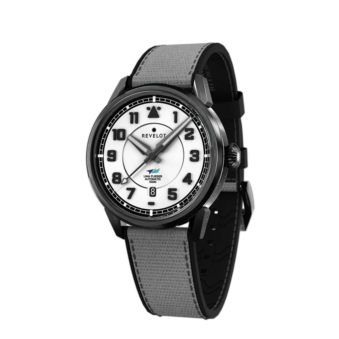 LIMA Flieger White Luminova Grade 5 Titanium DLC