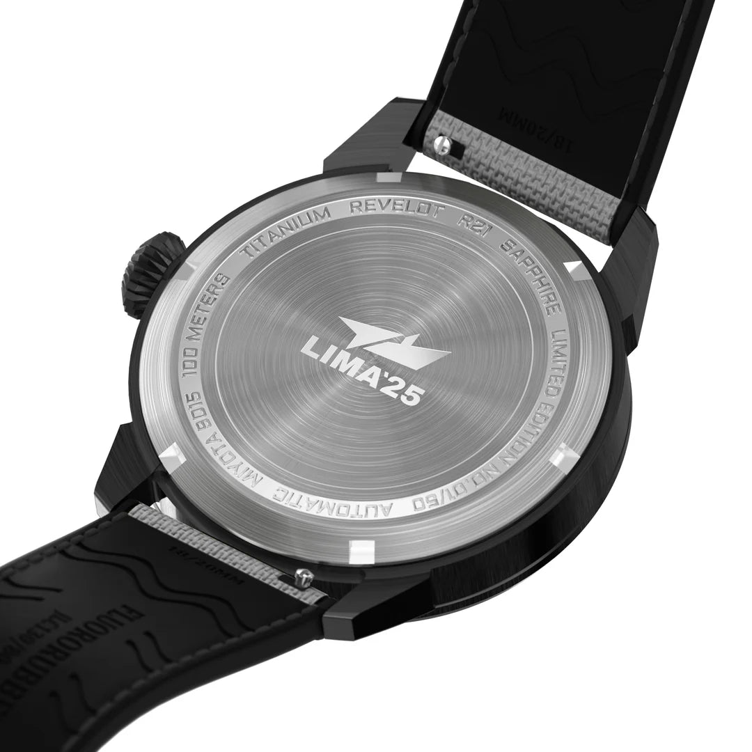 LIMA Flieger White Luminova Grade 5 Titanium DLC