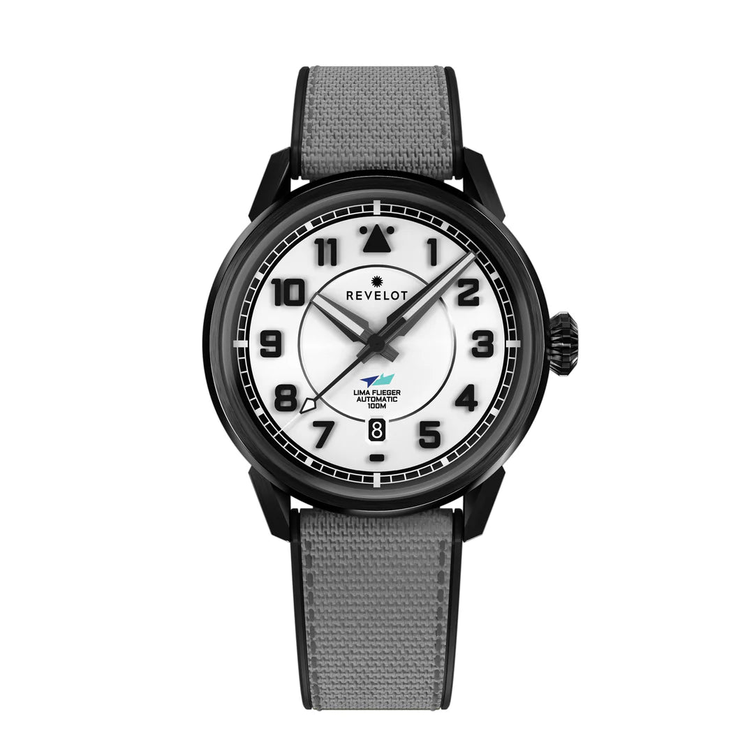 LIMA Flieger White Luminova Grade 5 Titanium DLC