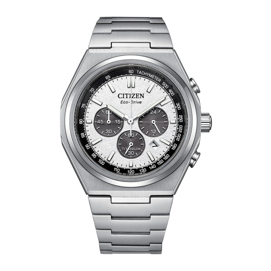 Zenshin Eco-Drive Chronograph Super Titanium Watch CA4610-85A