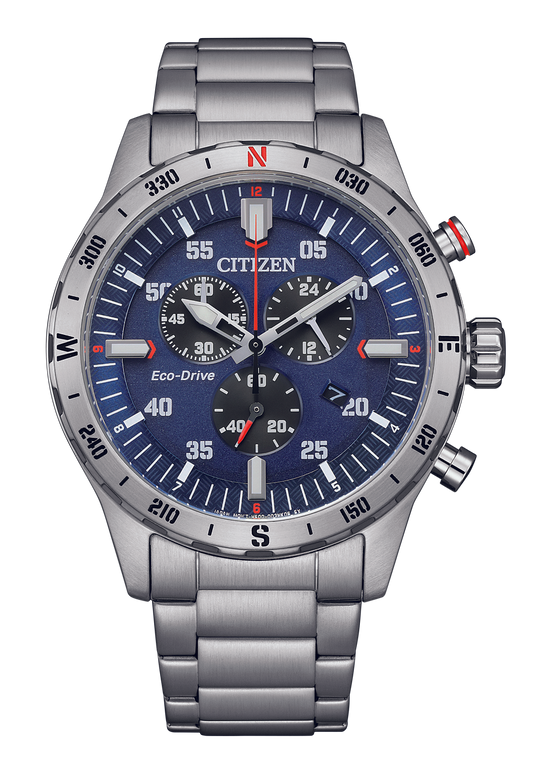 Eco-Drive Chronograph Watch AT2520-89L