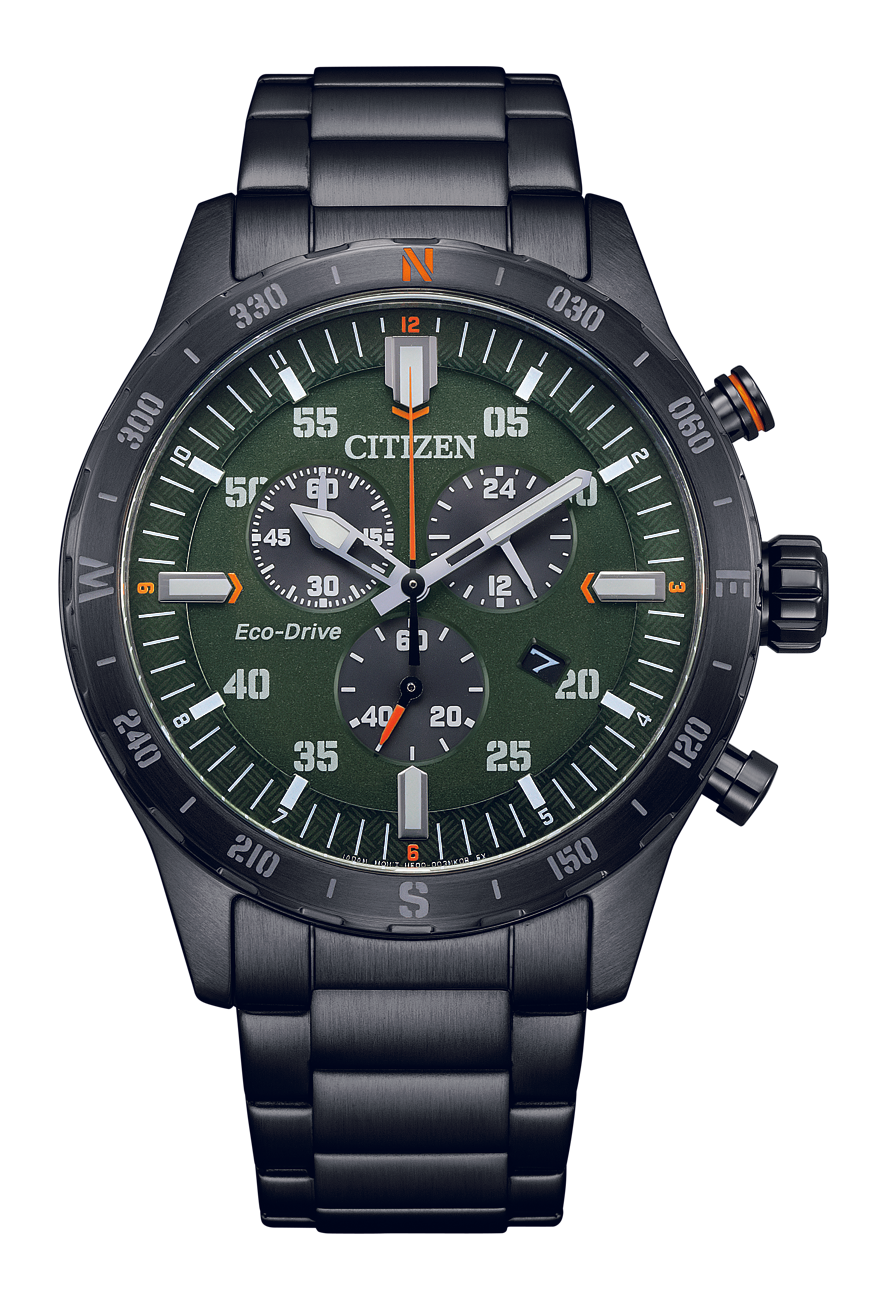 Eco-Drive Chronograph Watch AT2527-80X