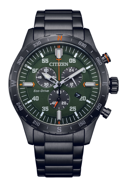 Eco-Drive Chronograph Watch AT2527-80X