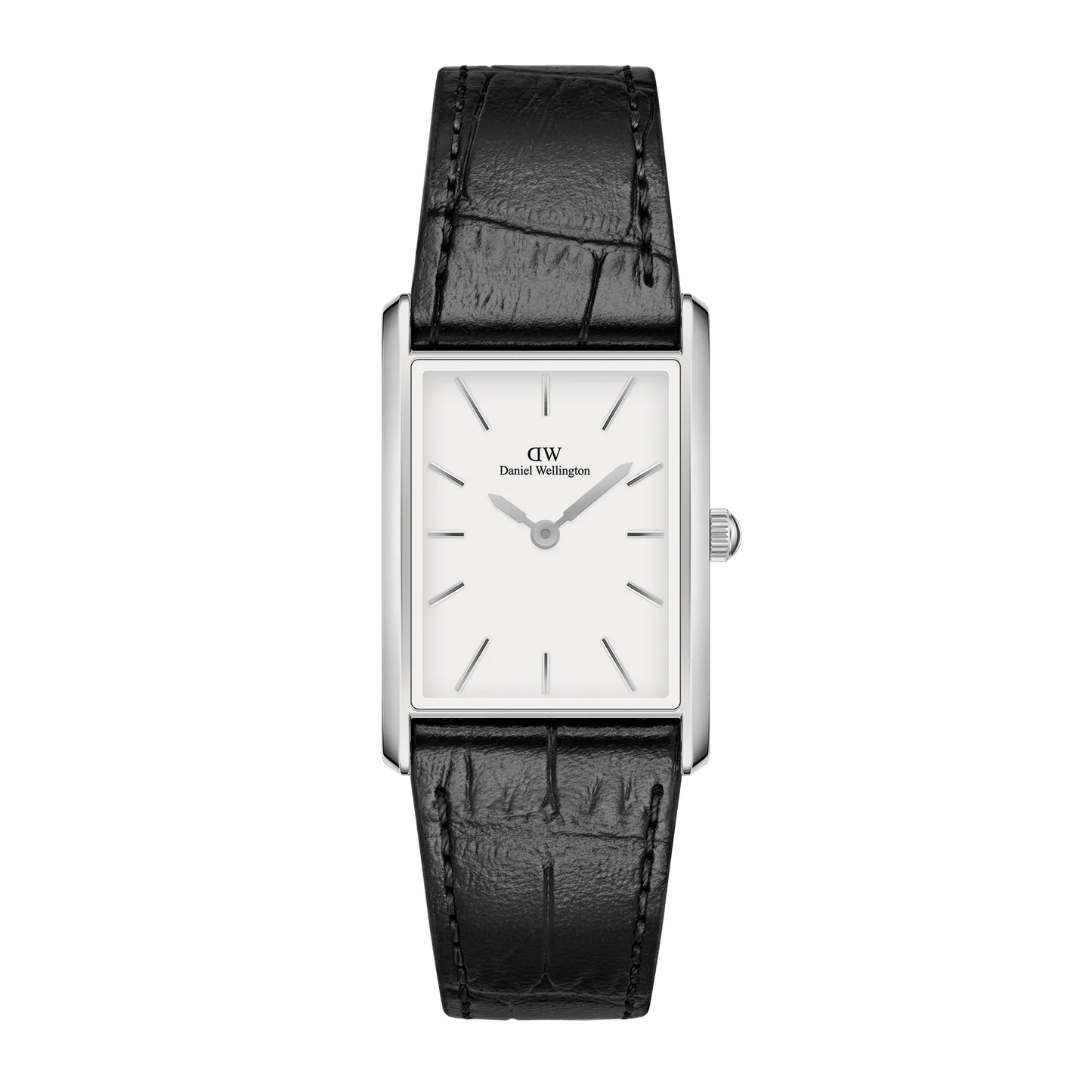 Bound Black Crocodile Silver Watch DW00100697