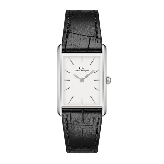 Bound Black Crocodile Silver Watch DW00100697