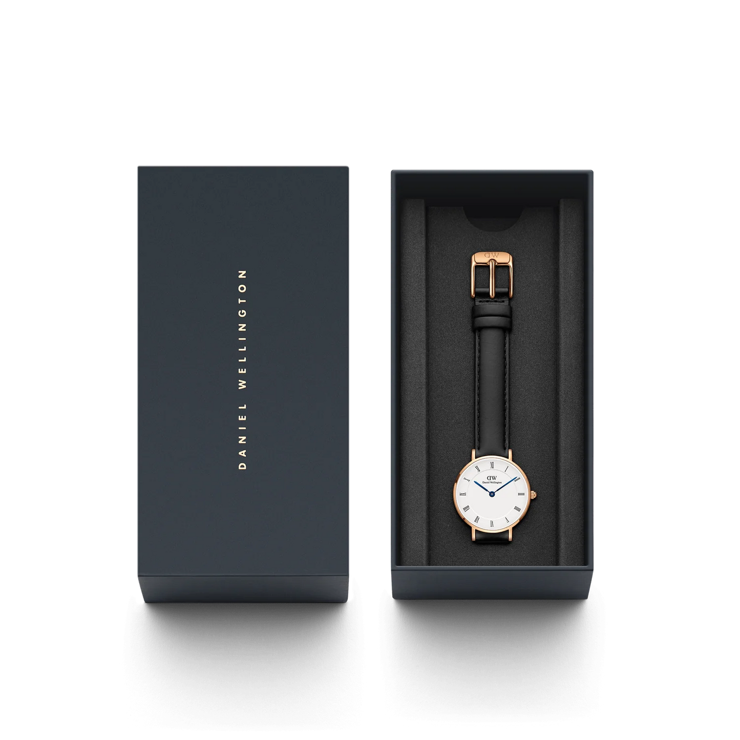 Petite Roman Numerals Sheffield Rose Gold Watch DW00100683